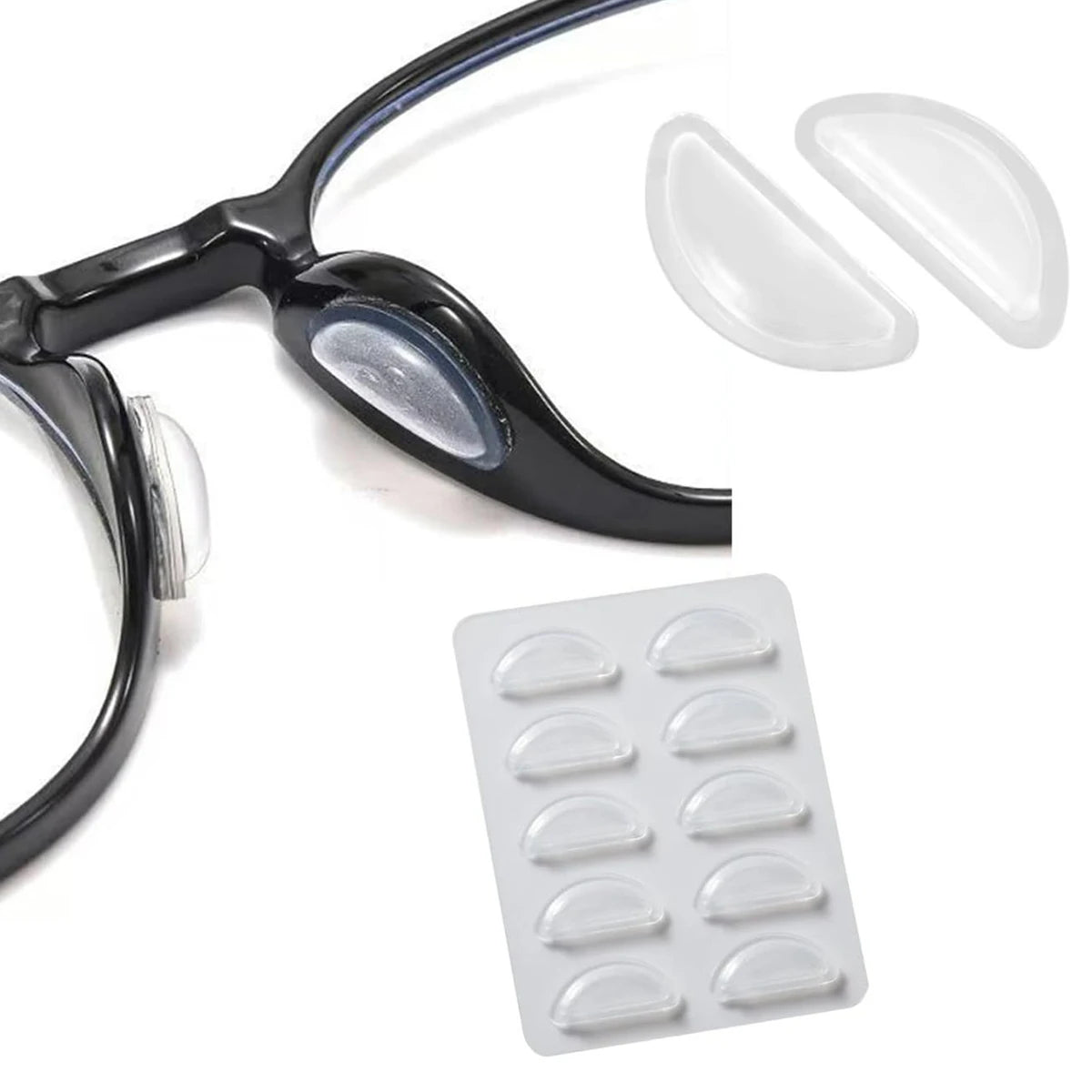 Anti Slip Eyeglass Nose Pads Soft