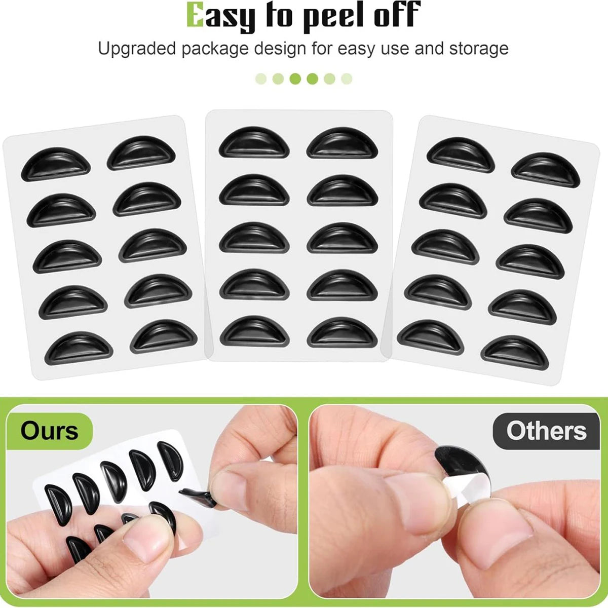 Anti Slip Eyeglass Nose Pads Soft