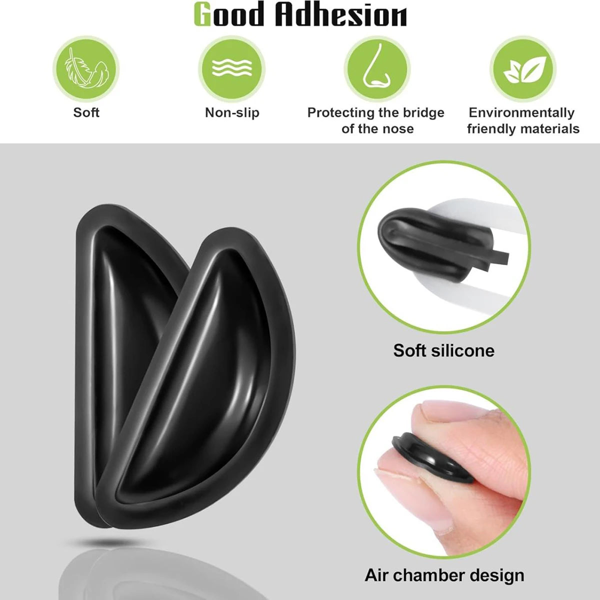 Anti Slip Eyeglass Nose Pads Soft